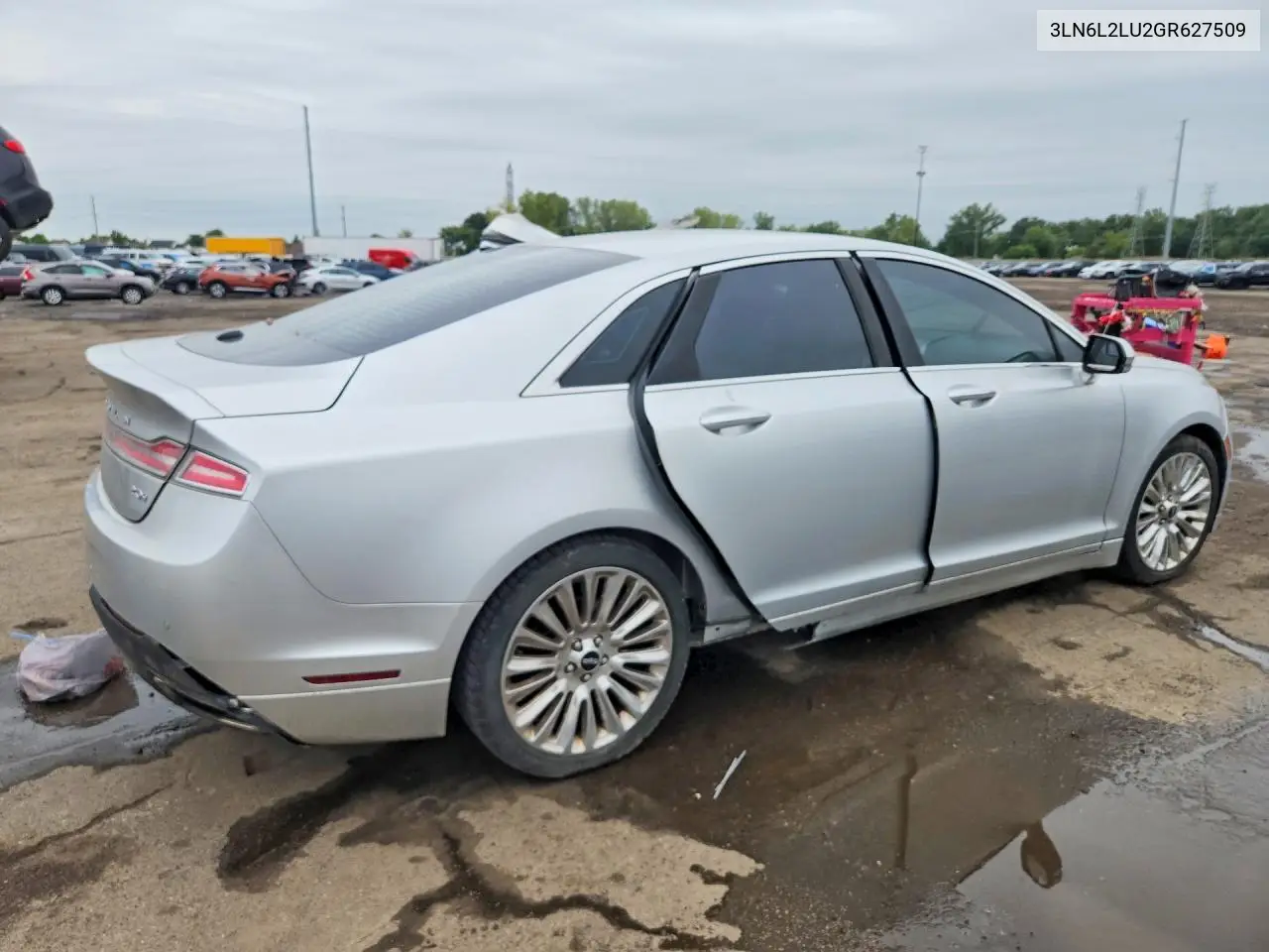 2016 LINCOLN MKZ VIN 3LN6L2LU2GR627509 — фото 3