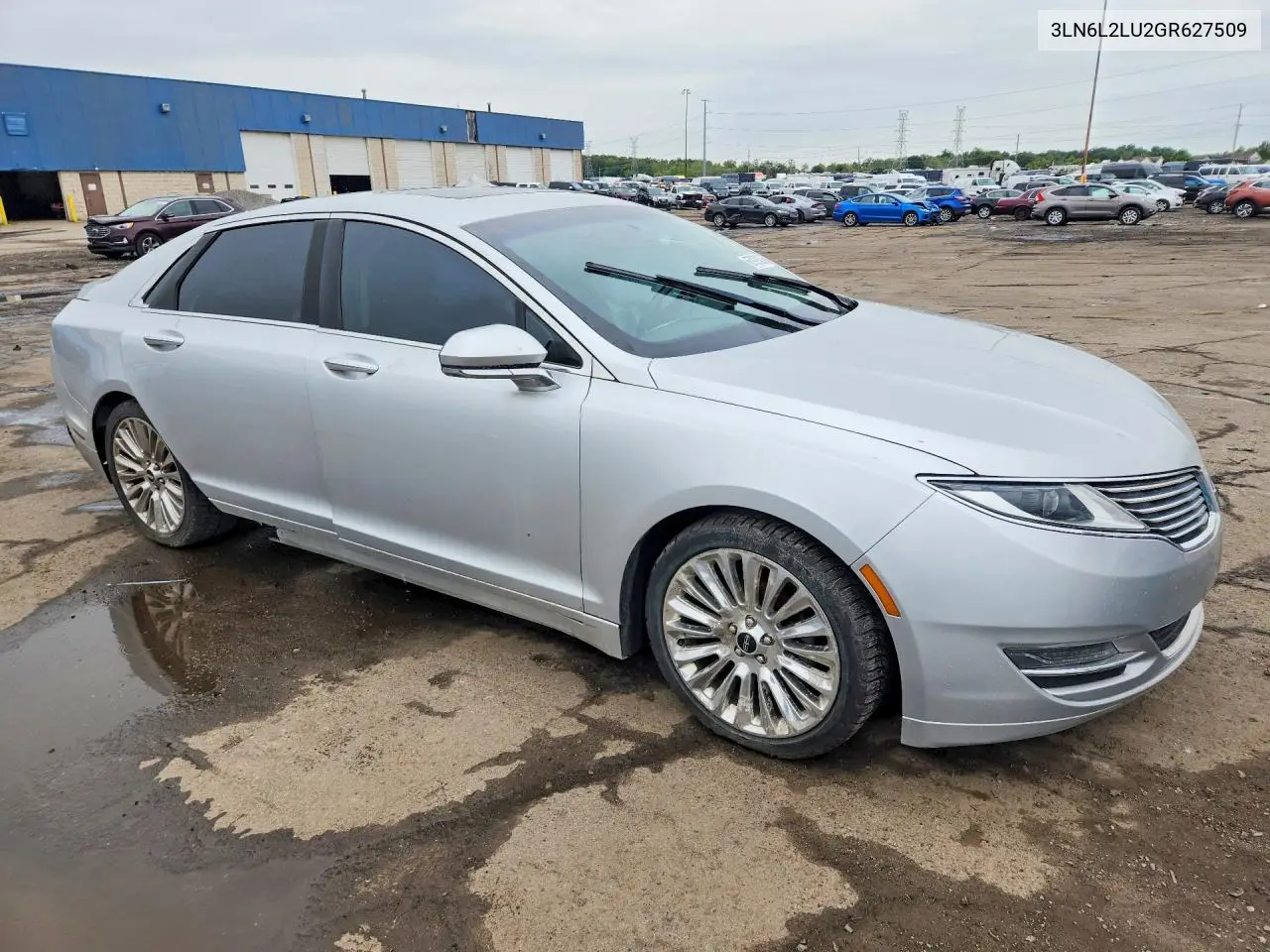 2016 LINCOLN MKZ VIN 3LN6L2LU2GR627509 — фото 4