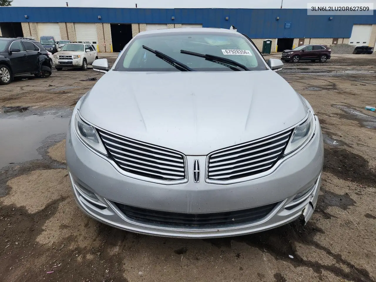 2016 LINCOLN MKZ VIN 3LN6L2LU2GR627509 — фото 5