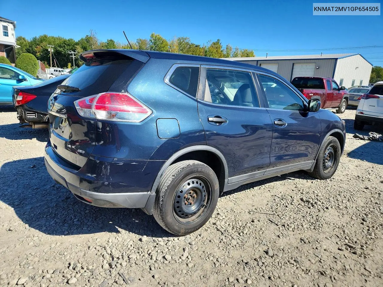 2016 NISSAN ROGUE VIN KNMAT2MV1GP654505 — фото 3