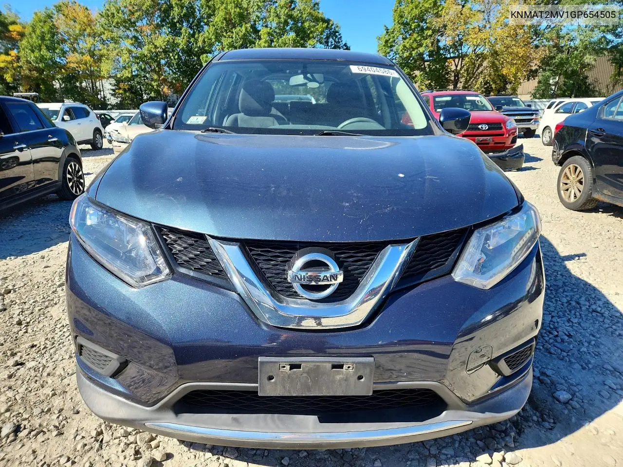 2016 NISSAN ROGUE VIN KNMAT2MV1GP654505 — фото 5