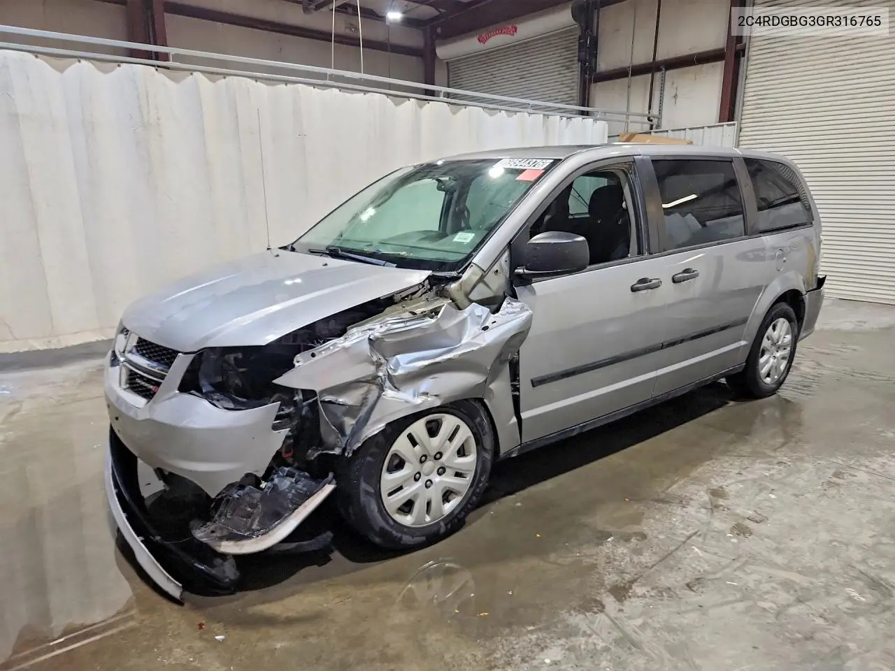DODGE CARAVAN 2016, VIN 2C4RDGBG3GR316765