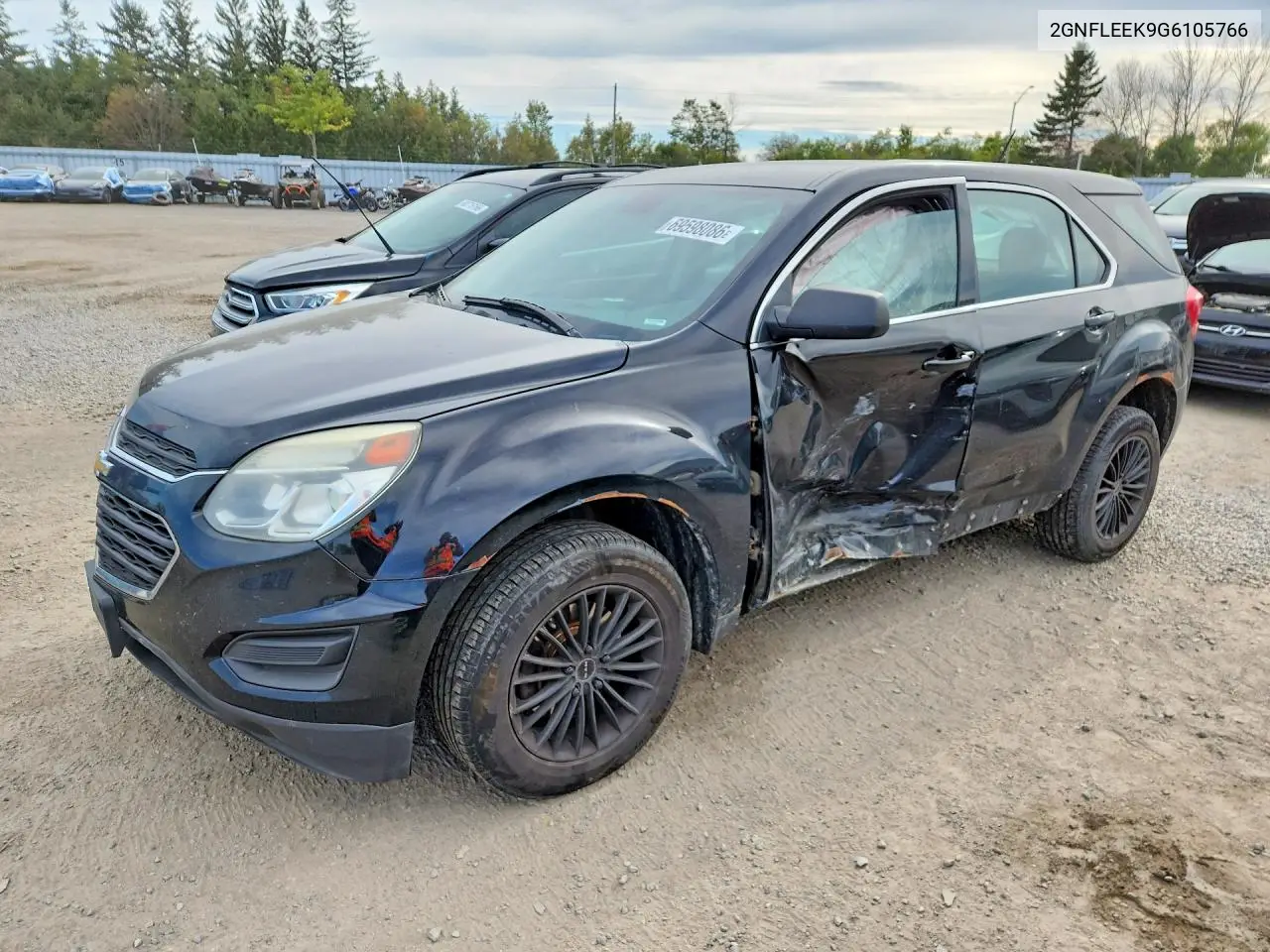 CHEVROLET EQUINOX 2016, VIN 2GNFLEEK9G6105766