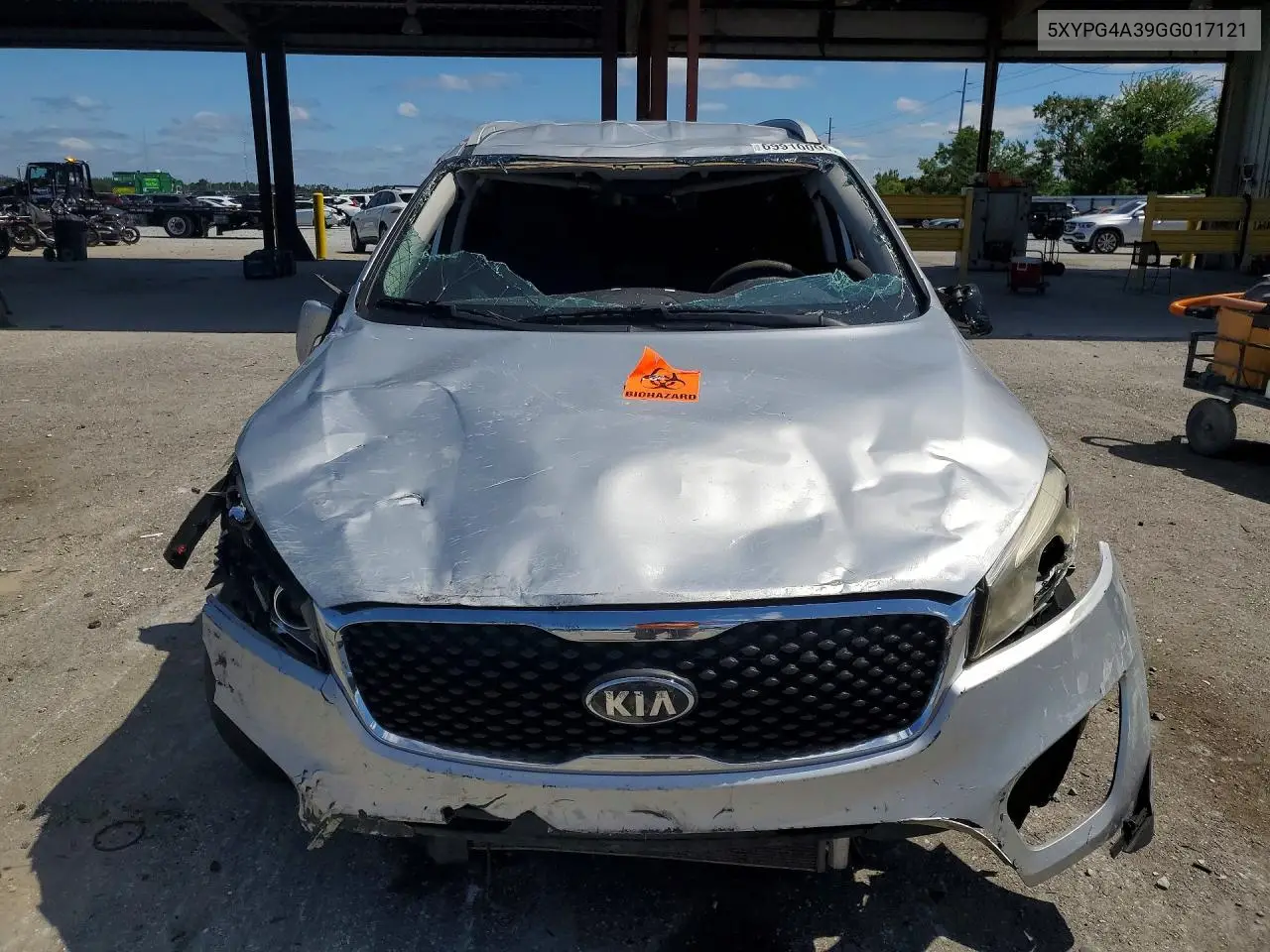 2016 KIA SORENTO VIN 5XYPG4A39GG017121 — фото 5