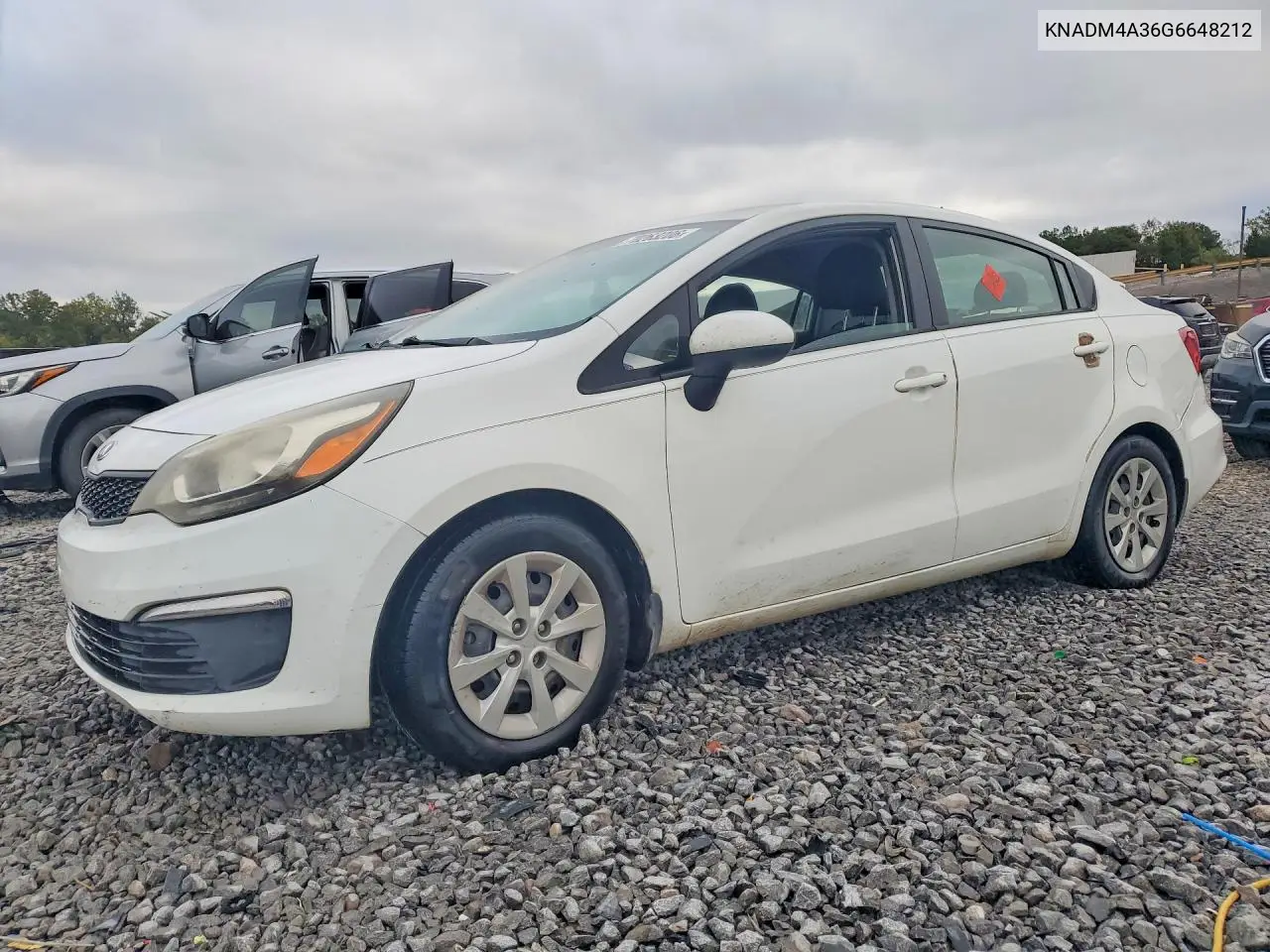 KIA RIO 2016, VIN KNADM4A36G6648212