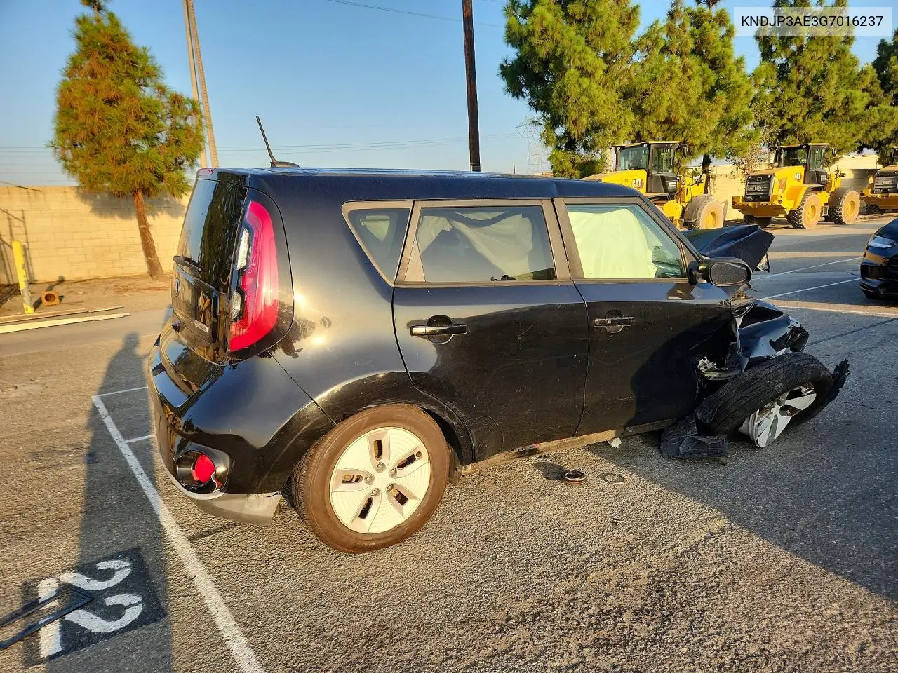2016 KIA SOUL EV VIN KNDJP3AE3G7016237 — фото 3