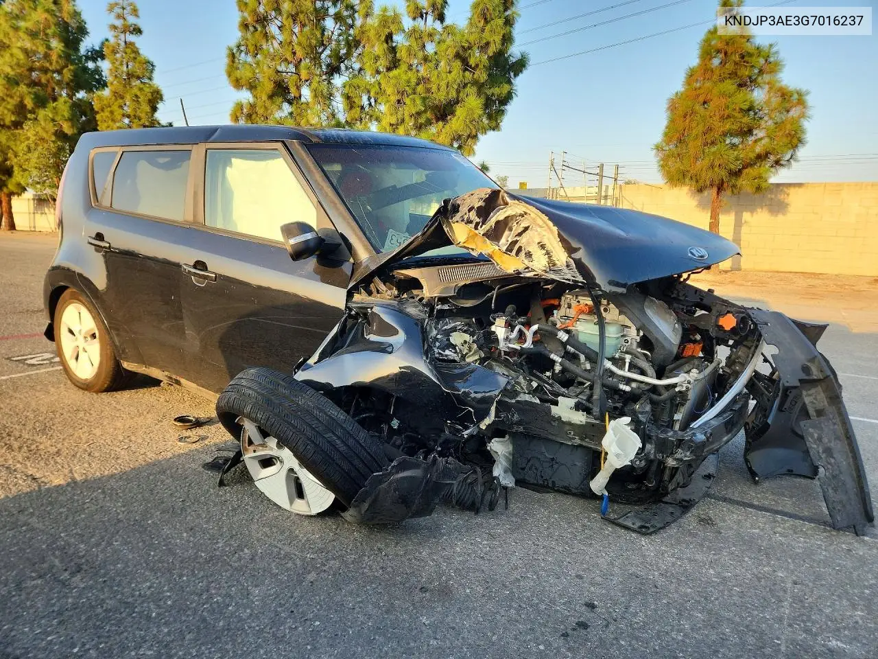 2016 KIA SOUL EV VIN KNDJP3AE3G7016237 — фото 4