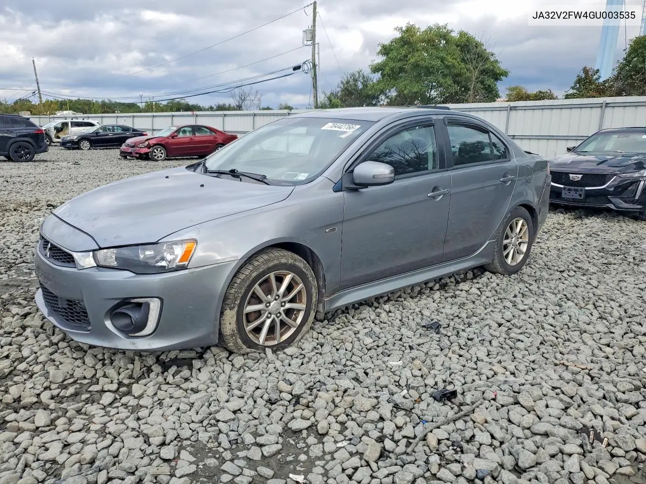 MITSUBISHI LANCER 2016, VIN JA32V2FW4GU003535