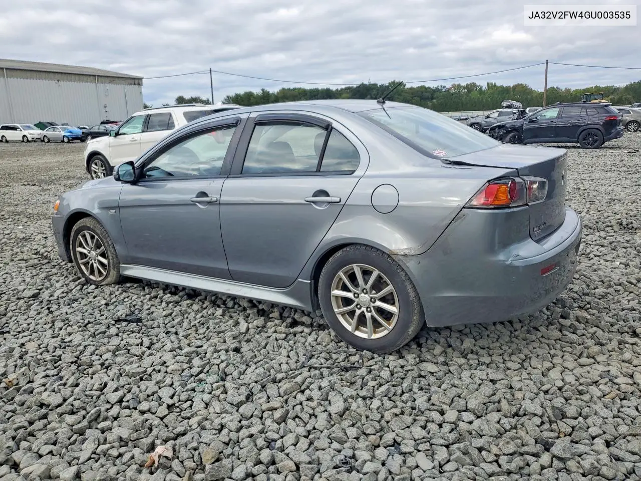 2016 MITSUBISHI LANCER VIN JA32V2FW4GU003535 — фото 2
