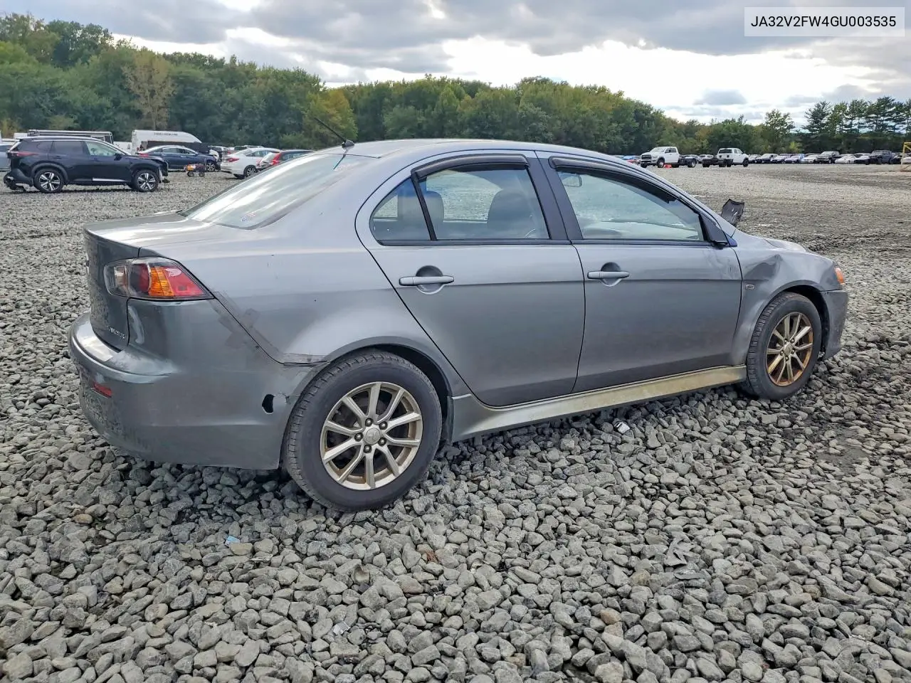 2016 MITSUBISHI LANCER VIN JA32V2FW4GU003535 — фото 3