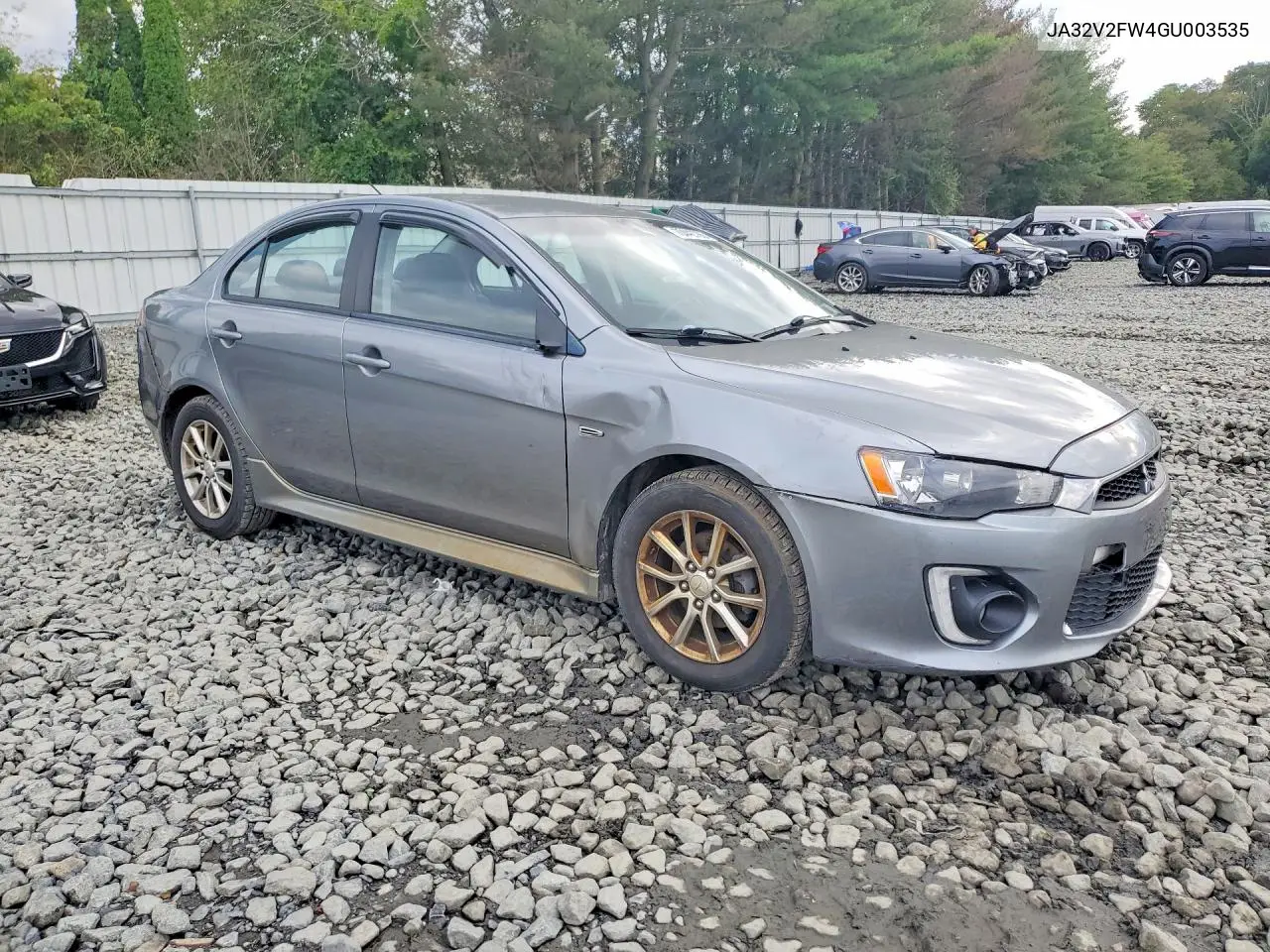 2016 MITSUBISHI LANCER VIN JA32V2FW4GU003535 — фото 4