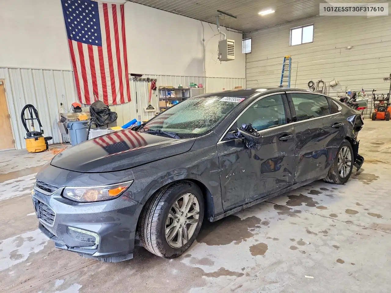 CHEVROLET MALIBU 2016, VIN 1G1ZE5ST3GF317610