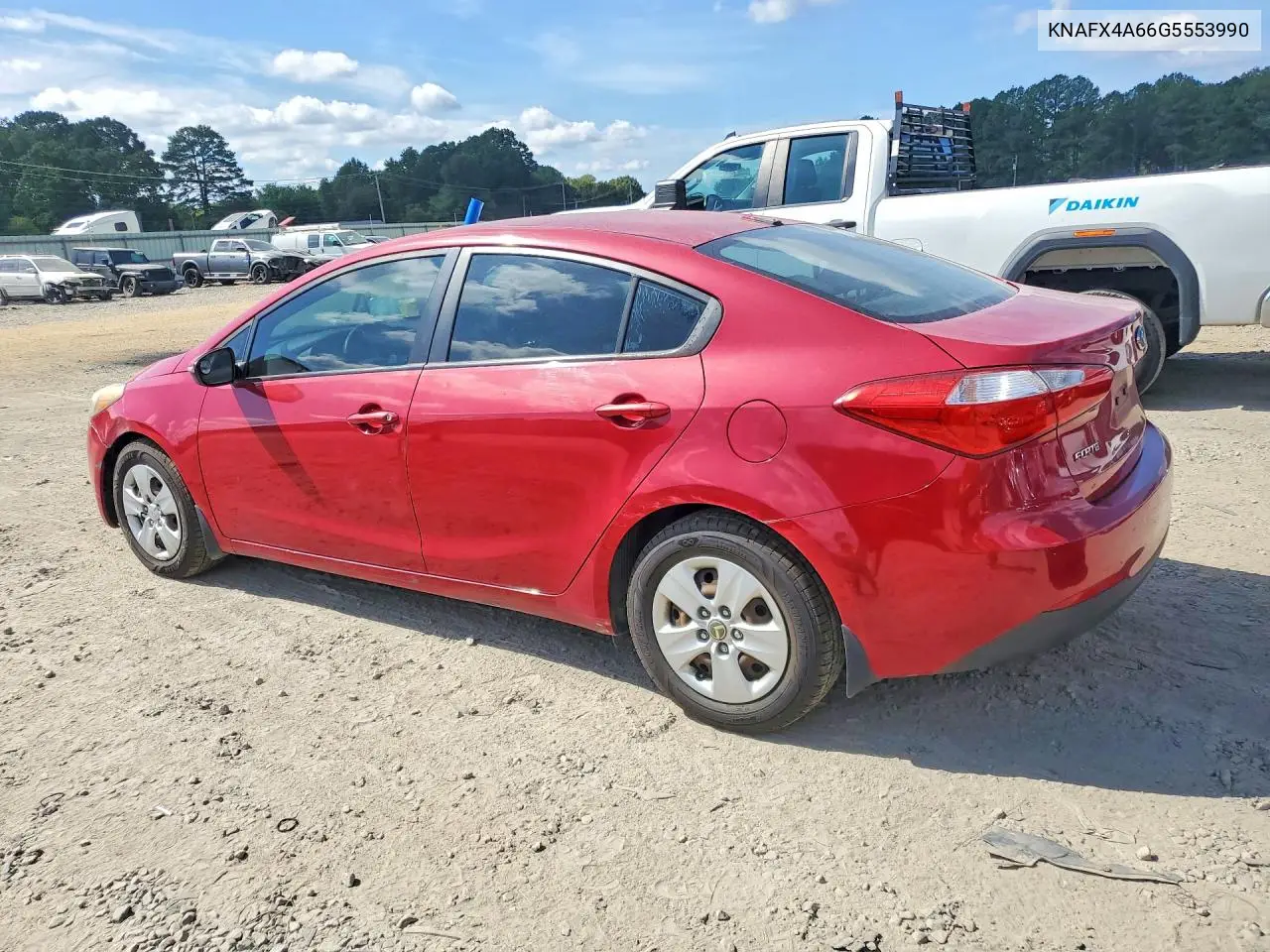 KIA FORTE 2016, VIN KNAFX4A66G5553990