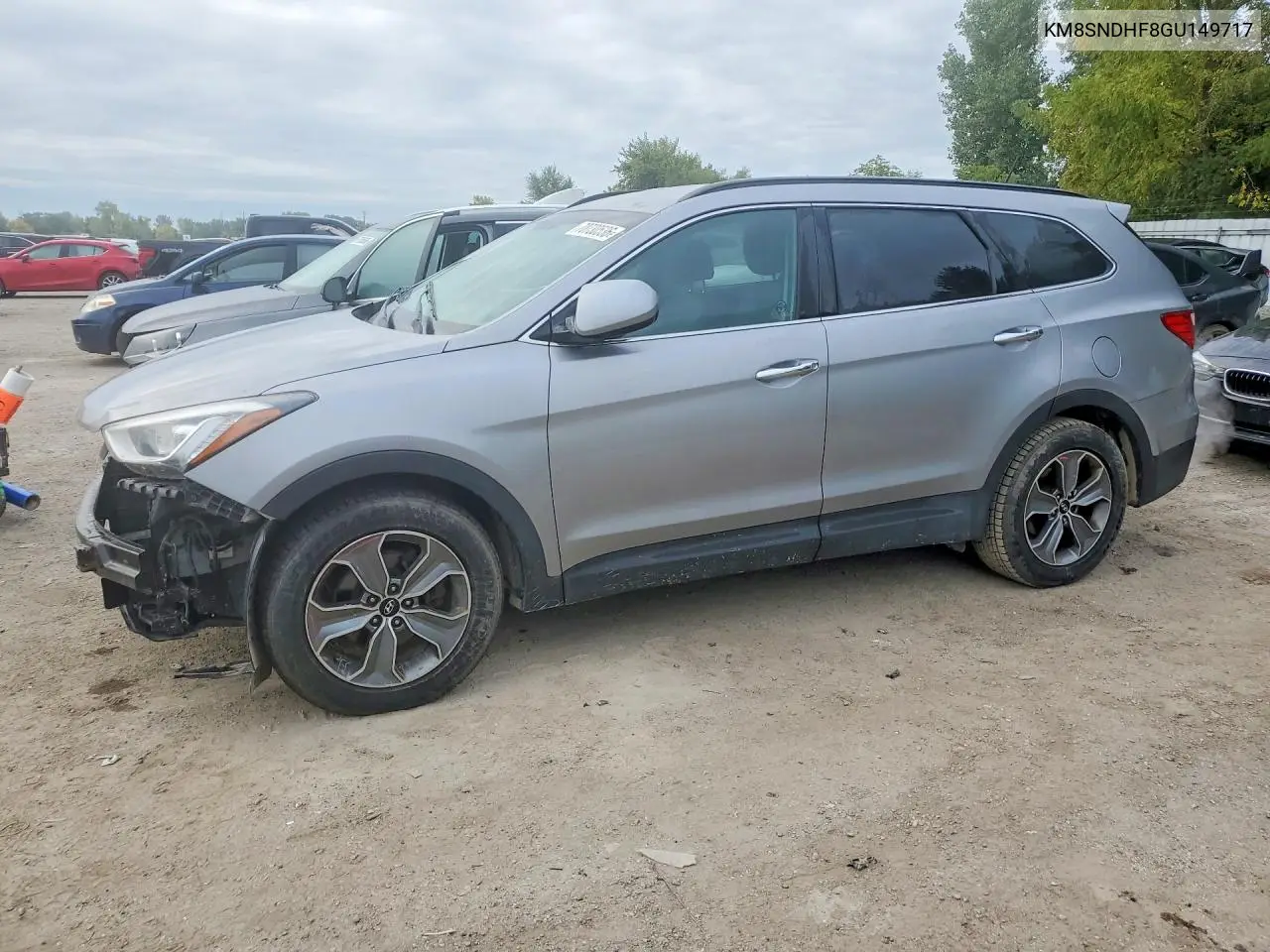 HYUNDAI SANTA FE 2016, VIN KM8SNDHF8GU149717