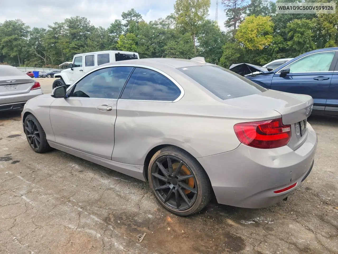 2016 BMW 2ER VIN WBA1G9C50GV599326 — фото 2