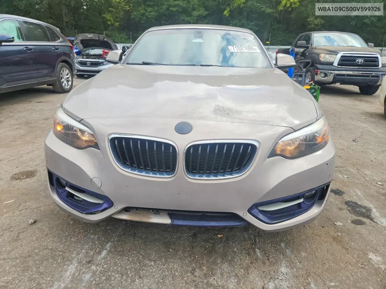 2016 BMW 2ER VIN WBA1G9C50GV599326 — фото 5