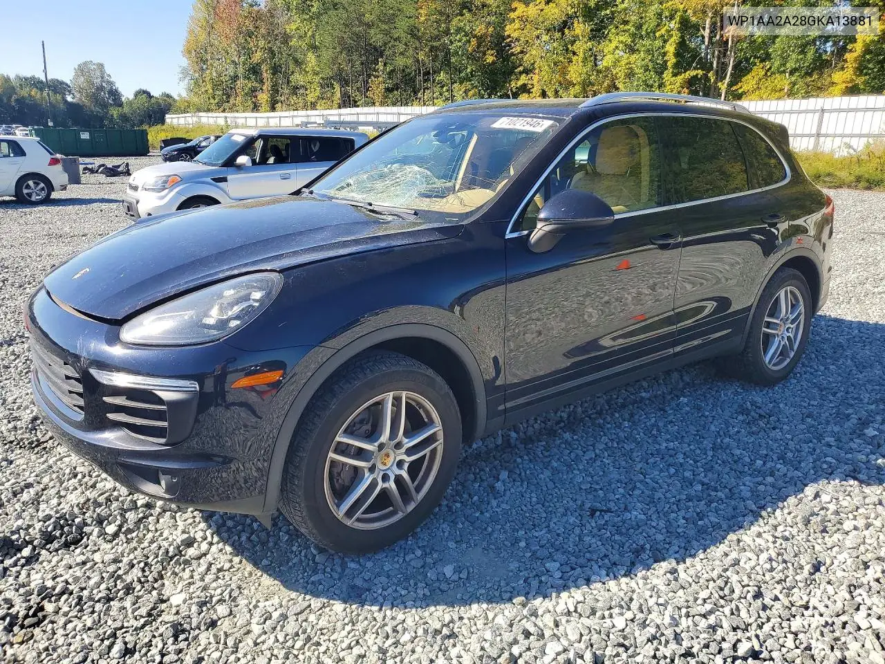 PORSCHE CAYENNE 2016, VIN WP1AA2A28GKA13881