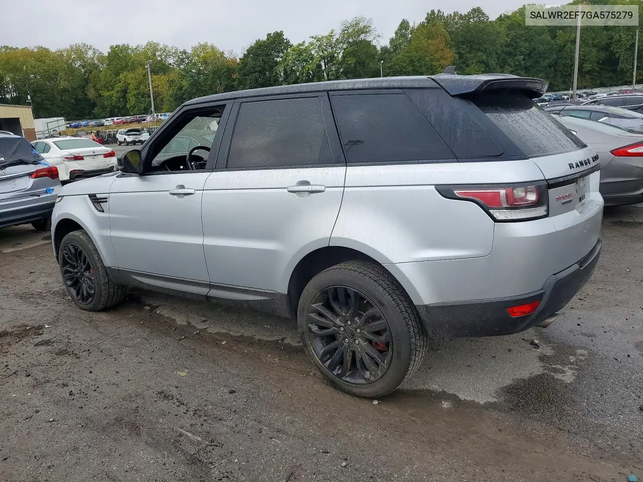 2016 LAND ROVER RANGE ROVER SPORT VIN SALWR2EF7GA575279 — фото 2