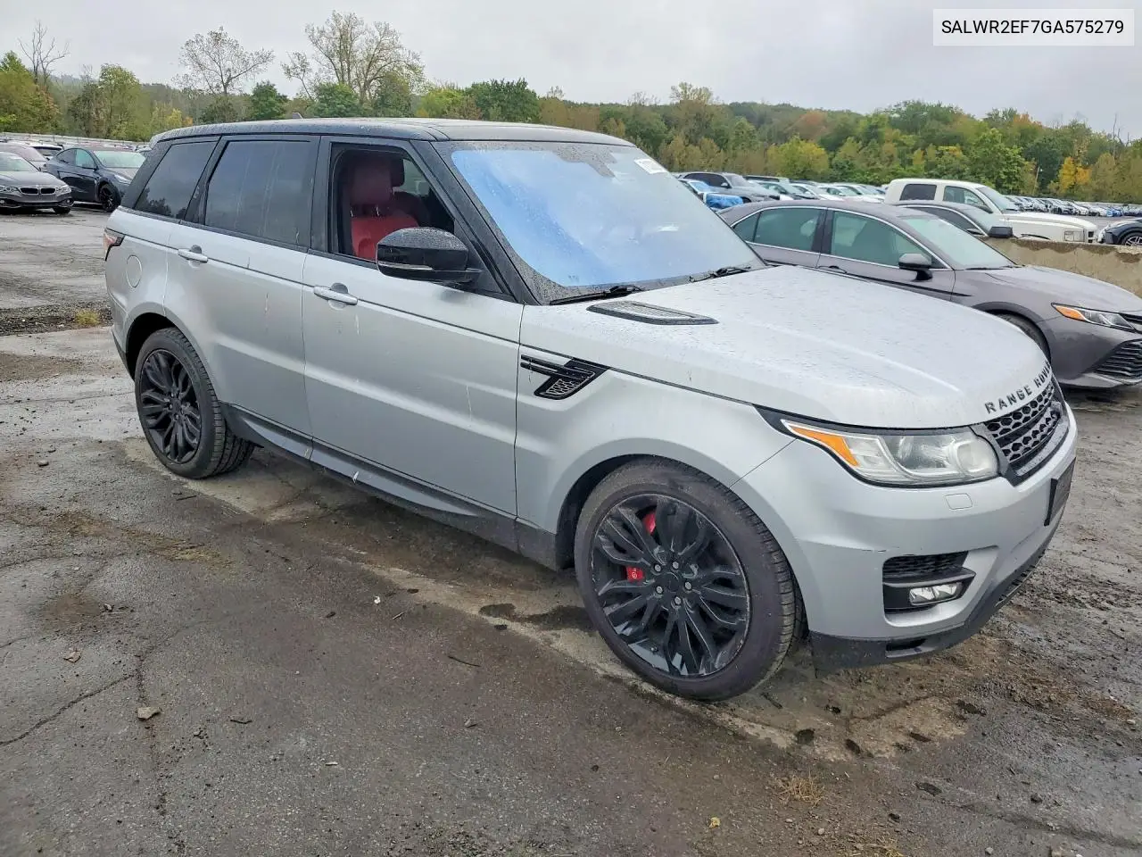 2016 LAND ROVER RANGE ROVER SPORT VIN SALWR2EF7GA575279 — фото 4