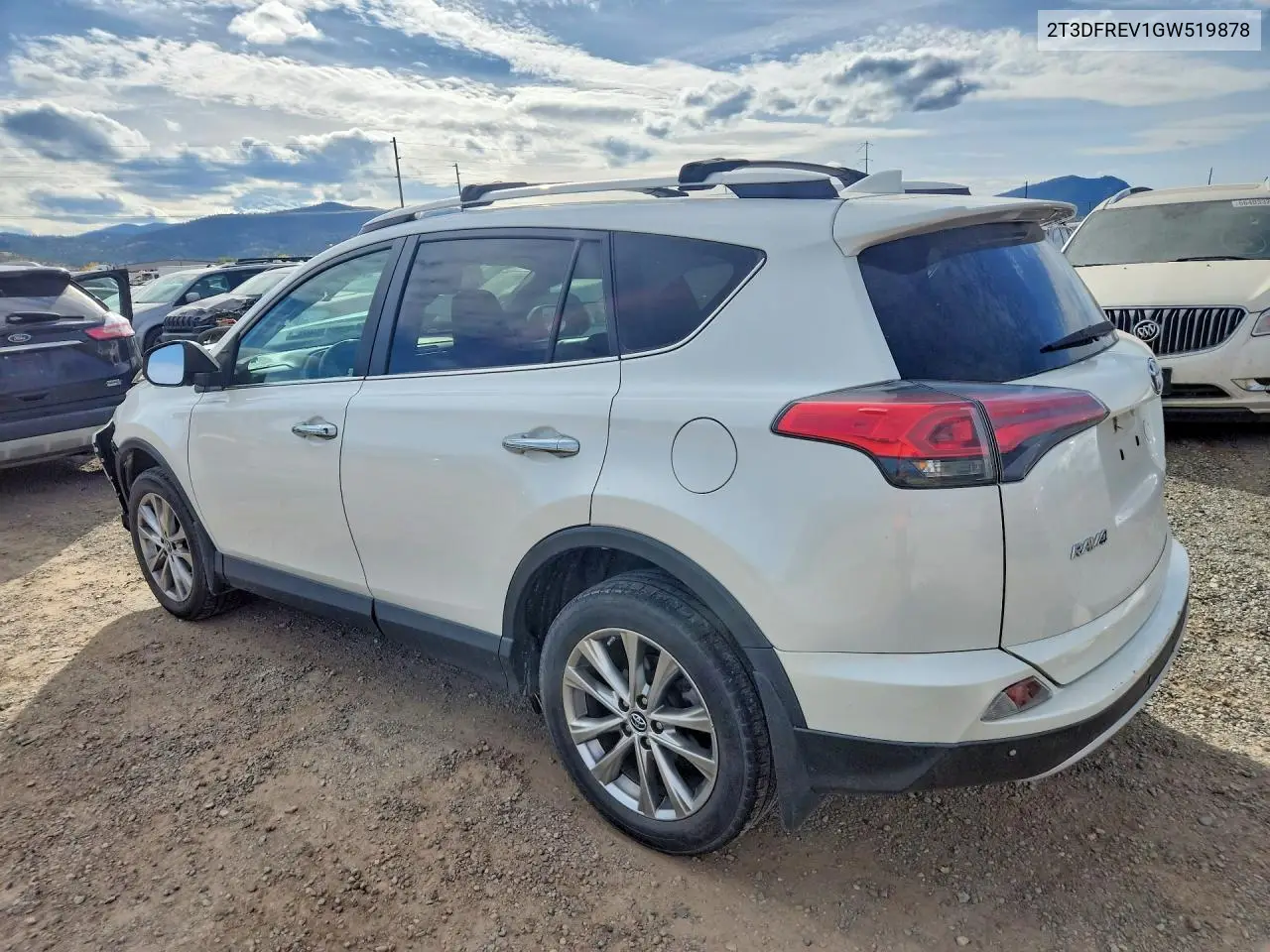 TOYOTA RAV 4 2016, VIN 2T3DFREV1GW519878
