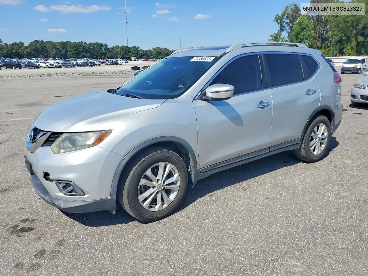 NISSAN ROGUE 2016, VIN 5N1AT2MT3GC823327