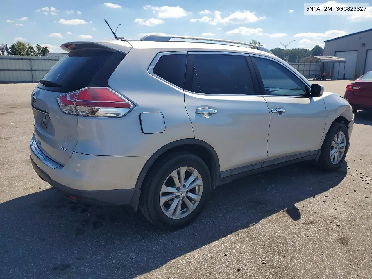 2016 NISSAN ROGUE VIN 5N1AT2MT3GC823327 — фото 3