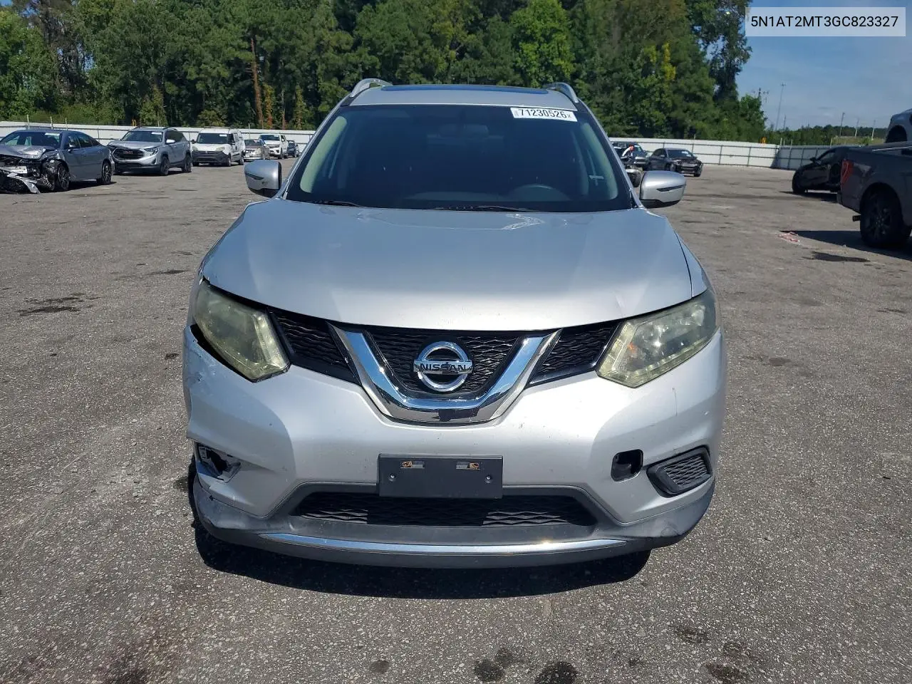 2016 NISSAN ROGUE VIN 5N1AT2MT3GC823327 — фото 5