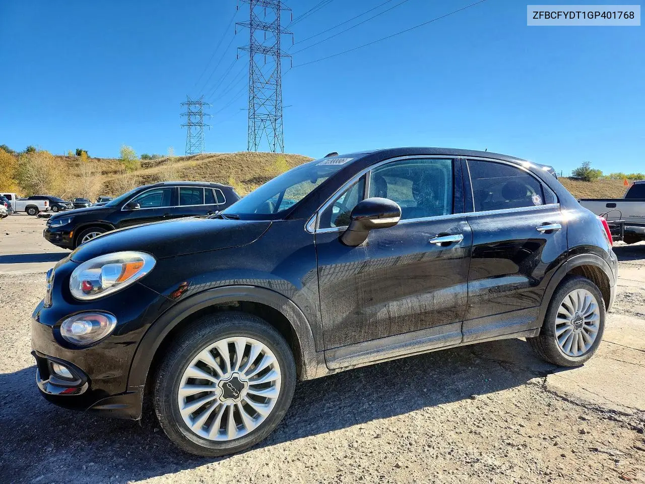 FIAT 500X 2016, VIN ZFBCFYDT1GP401768