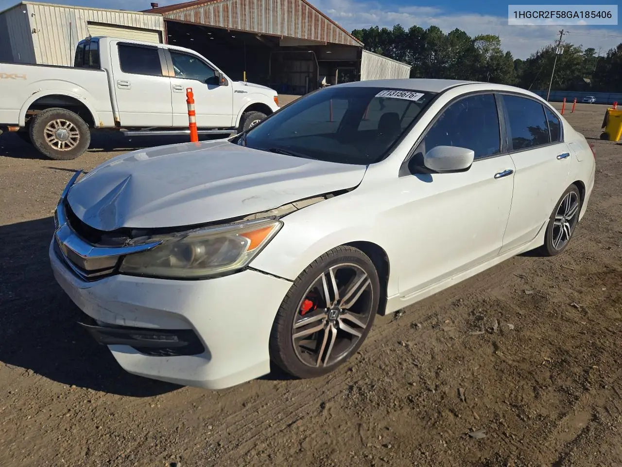 HONDA ACCORD 2016, VIN 1HGCR2F58GA185406