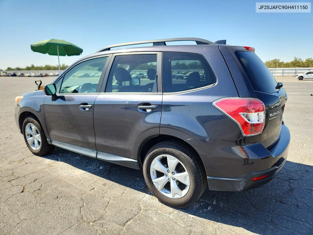 2016 SUBARU FORESTER VIN JF2SJAFC9GH411150 — фото 2