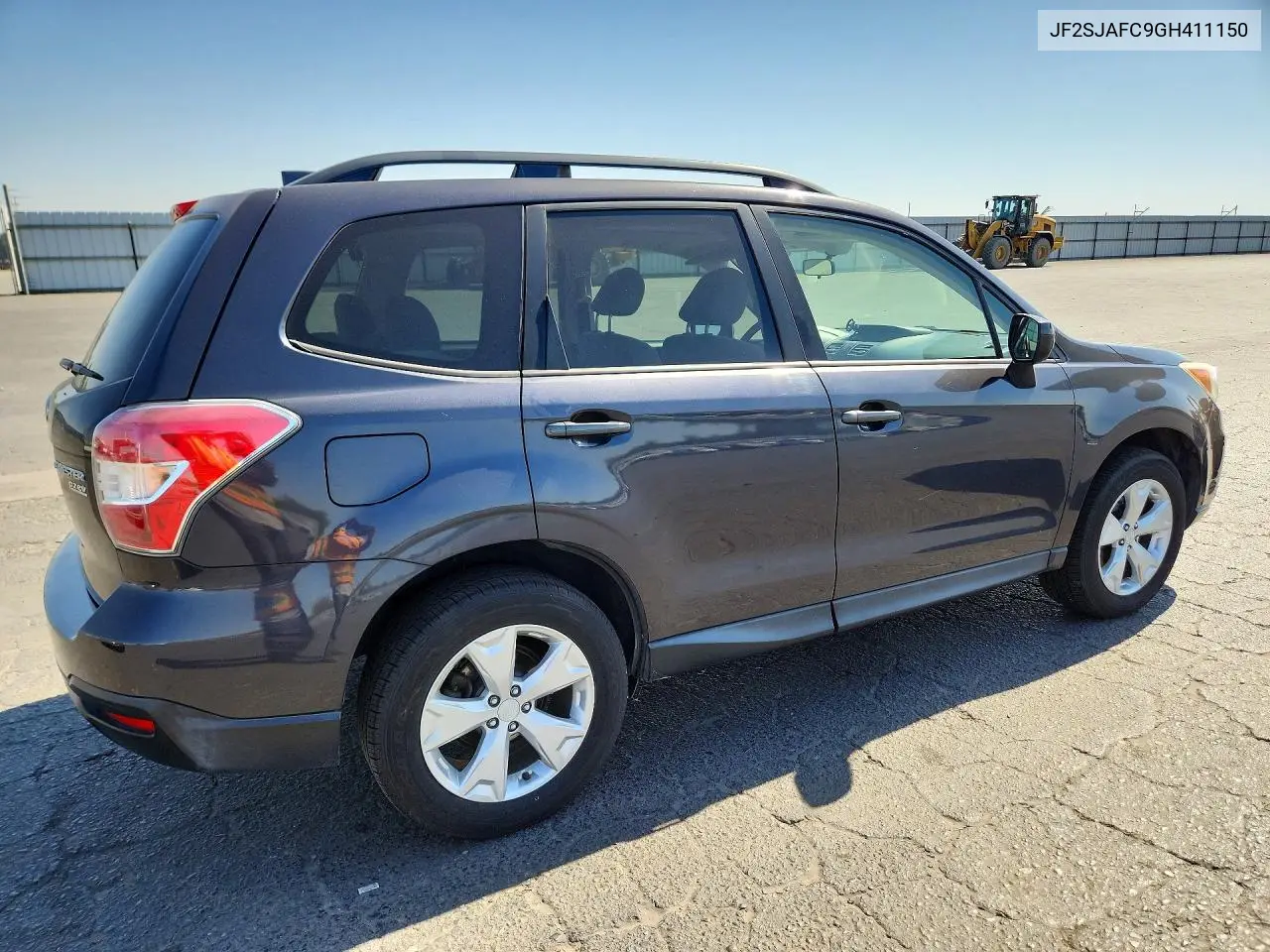 2016 SUBARU FORESTER VIN JF2SJAFC9GH411150 — фото 3