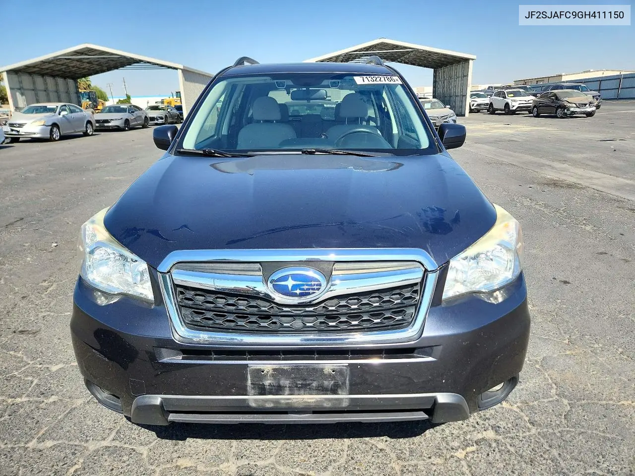 2016 SUBARU FORESTER VIN JF2SJAFC9GH411150 — фото 5
