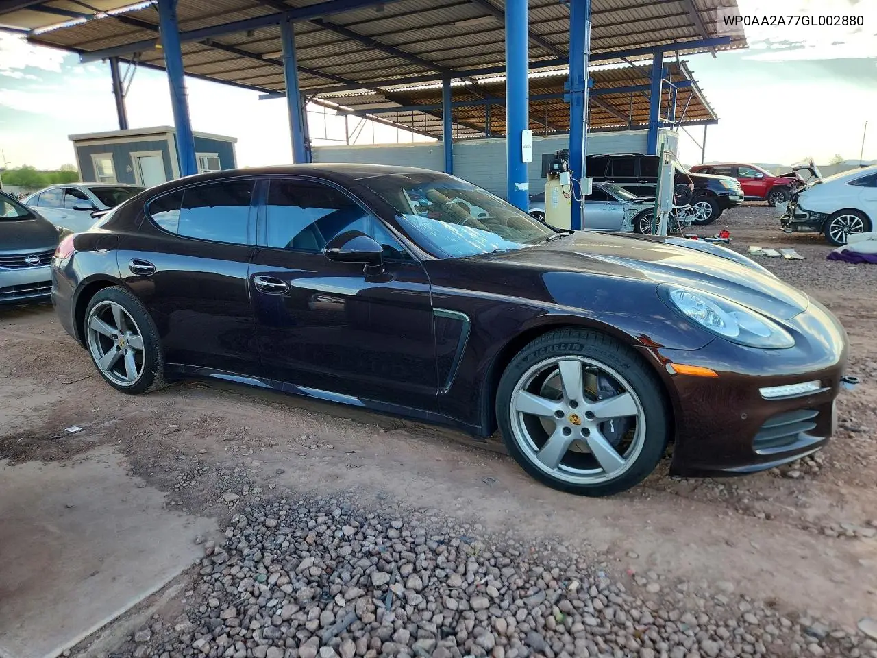 2016 PORSCHE PANAMERA VIN WP0AA2A77GL002880 — фото 4