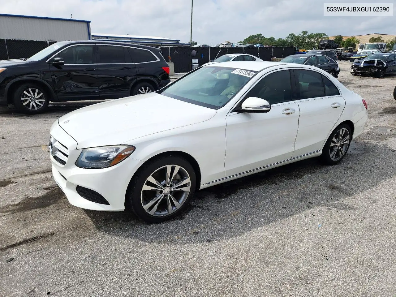 MERCEDES C-KLASSE 2016, VIN 55SWF4JBXGU162390