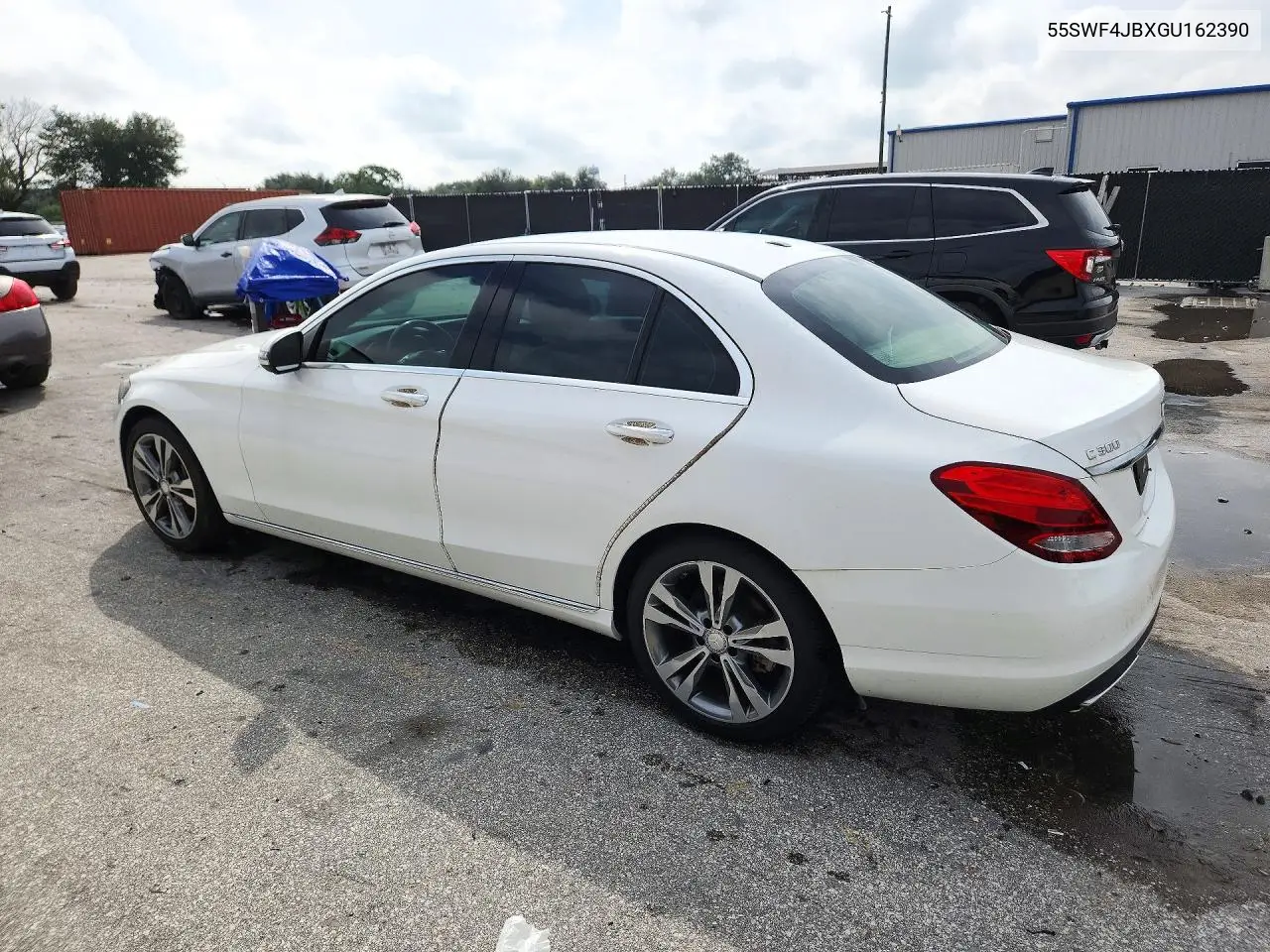 2016 MERCEDES C-KLASSE VIN 55SWF4JBXGU162390 — фото 2
