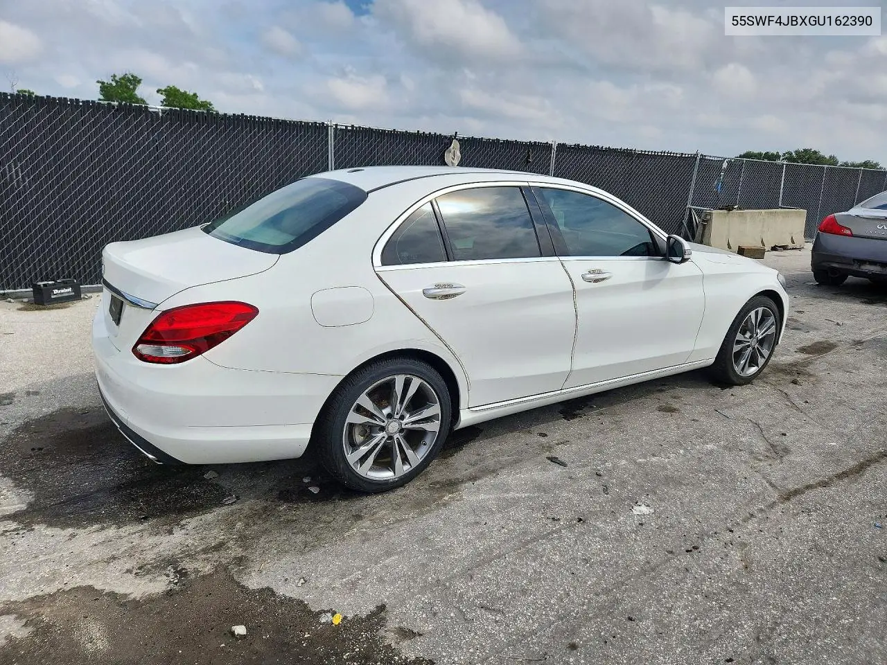 2016 MERCEDES C-KLASSE VIN 55SWF4JBXGU162390 — фото 3