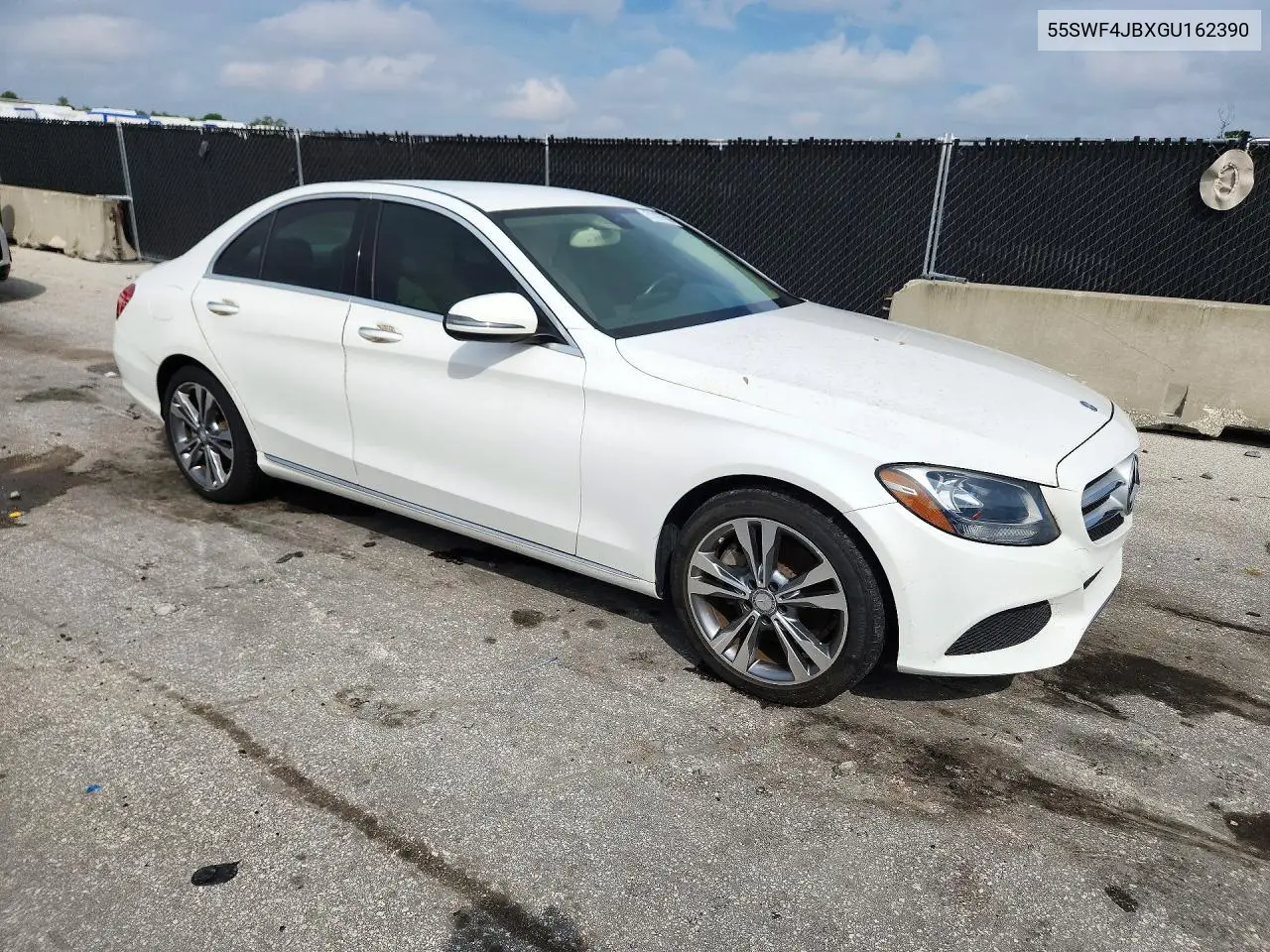2016 MERCEDES C-KLASSE VIN 55SWF4JBXGU162390 — фото 4