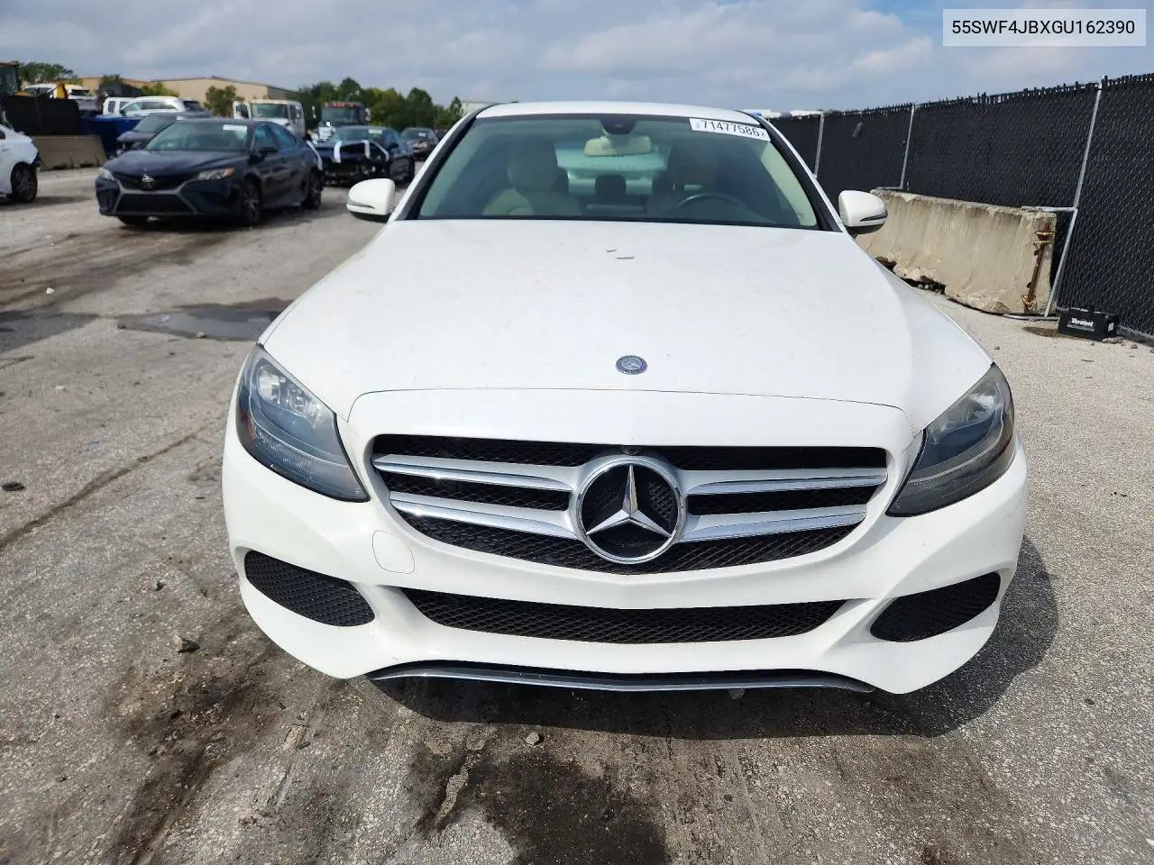 2016 MERCEDES C-KLASSE VIN 55SWF4JBXGU162390 — фото 5