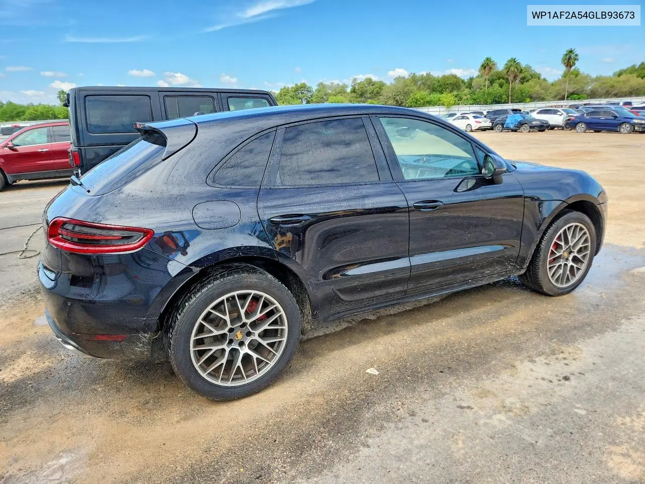 2016 PORSCHE MACAN VIN WP1AF2A54GLB93673 — фото 3