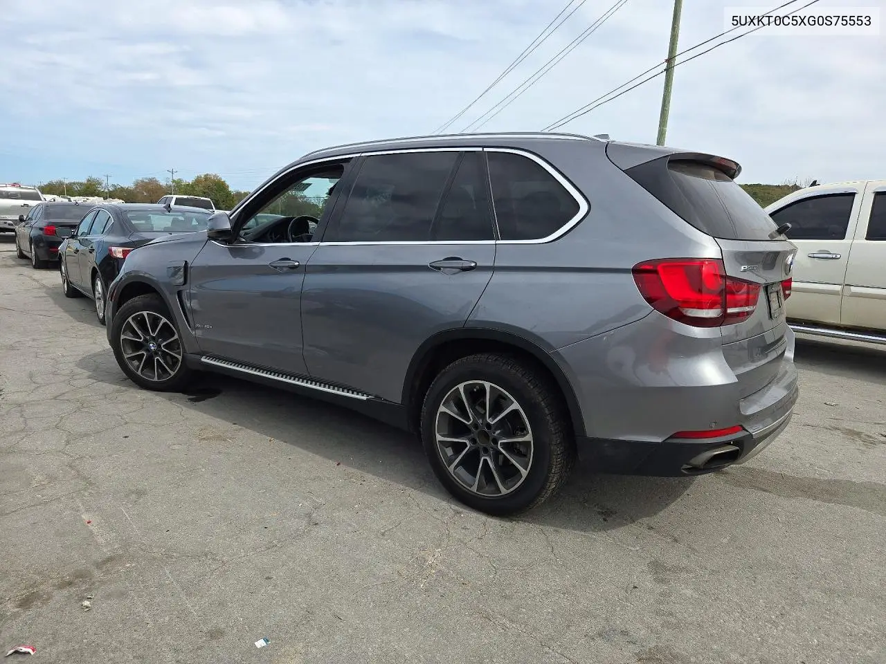 2016 BMW X5 VIN 5UXKT0C5XG0S75553 — фото 2