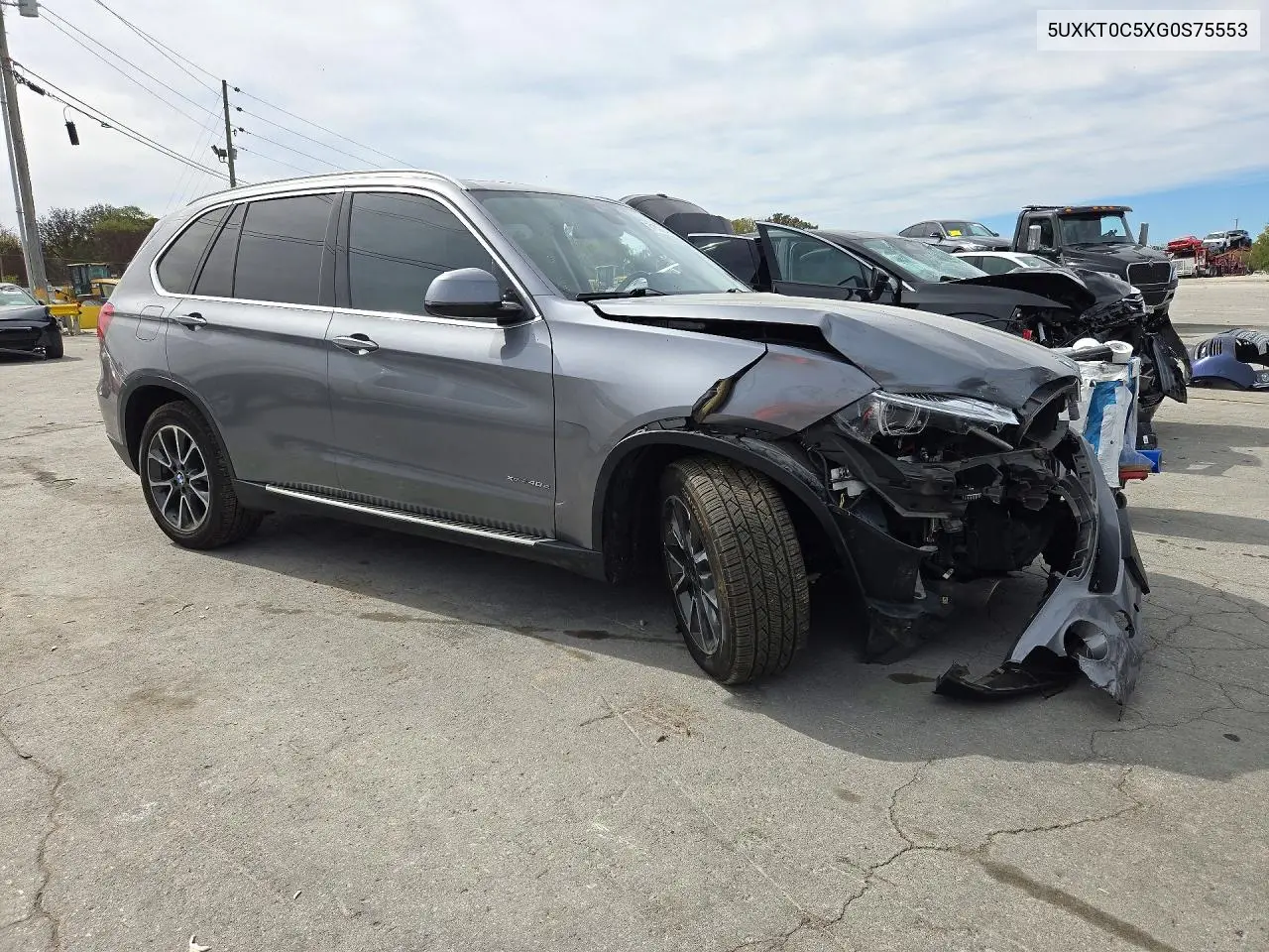 2016 BMW X5 VIN 5UXKT0C5XG0S75553 — фото 4