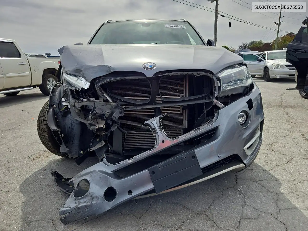 2016 BMW X5 VIN 5UXKT0C5XG0S75553 — фото 5