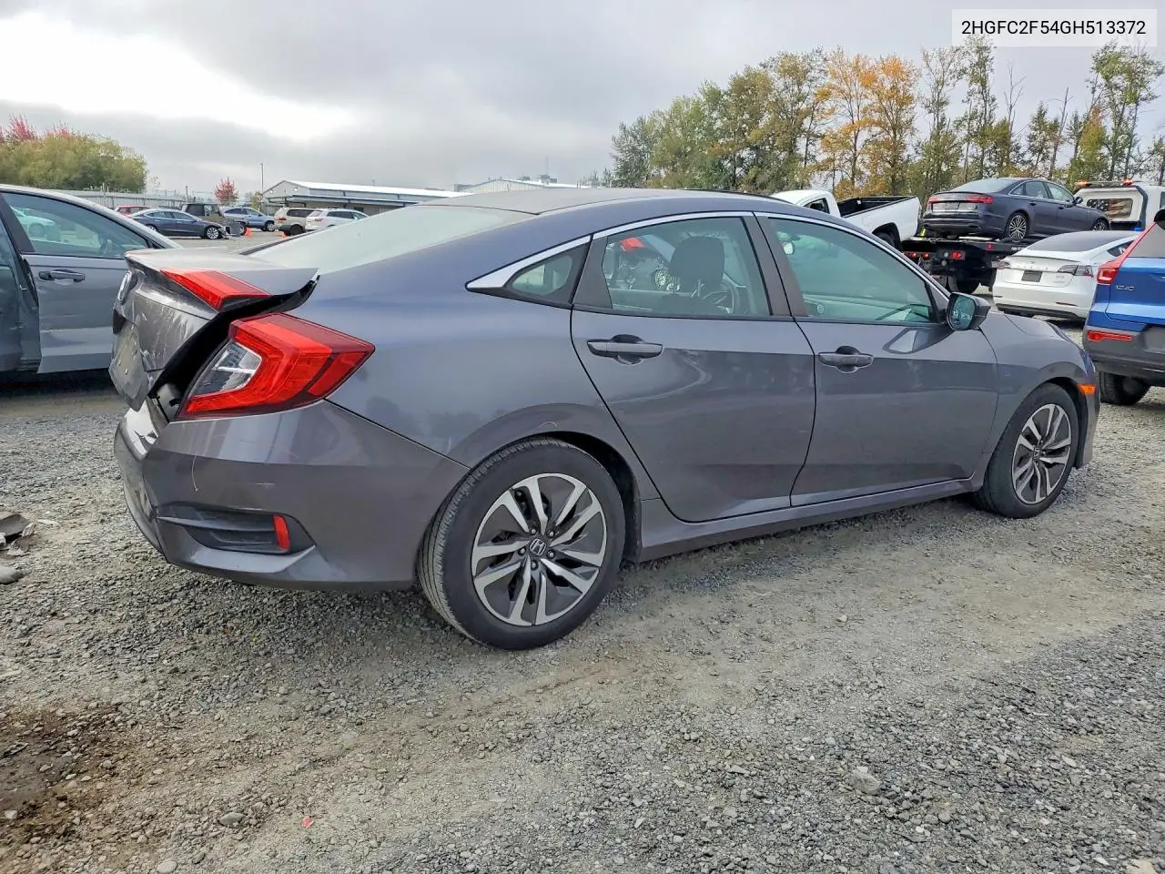 2016 HONDA CIVIC VIN 2HGFC2F54GH513372 — фото 2