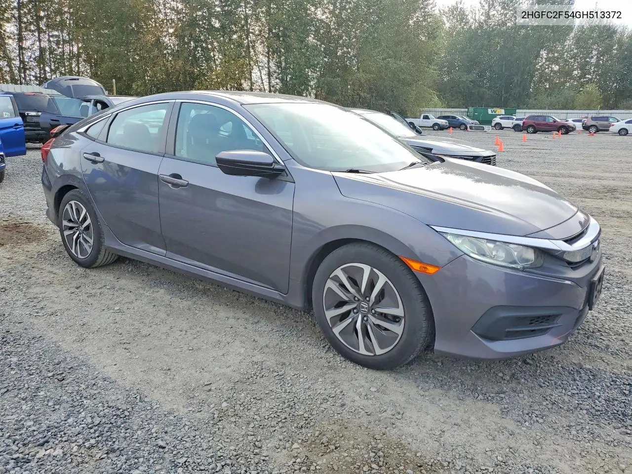 2016 HONDA CIVIC VIN 2HGFC2F54GH513372 — фото 4