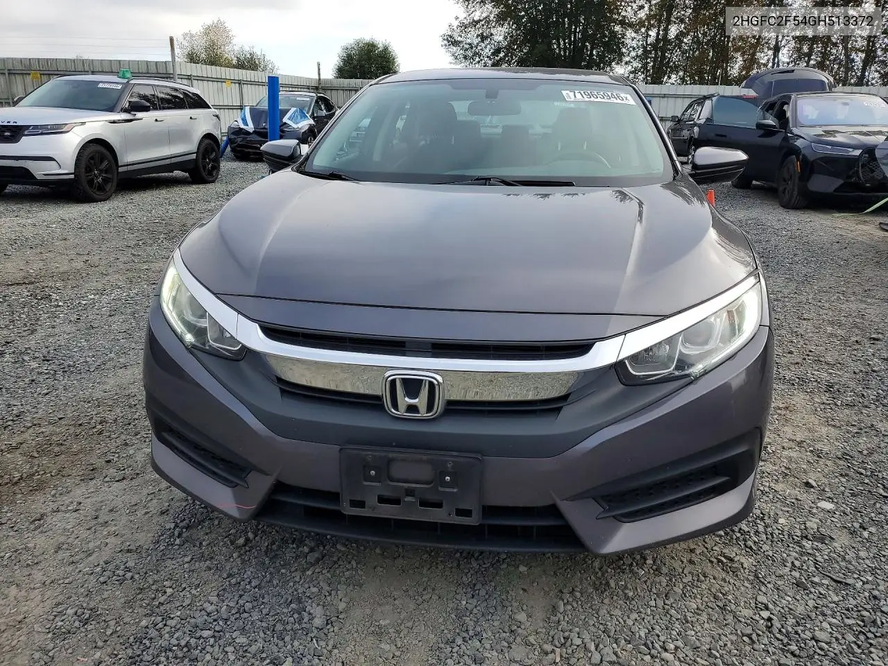 2016 HONDA CIVIC VIN 2HGFC2F54GH513372 — фото 5
