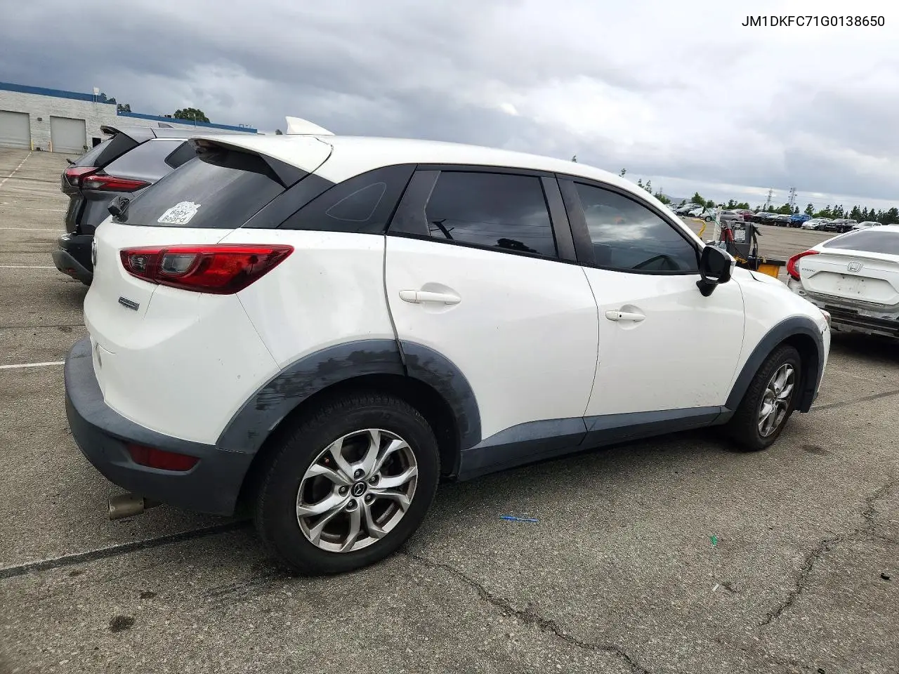 2016 MAZDA CX-3 VIN JM1DKFC71G0138650 — фото 3
