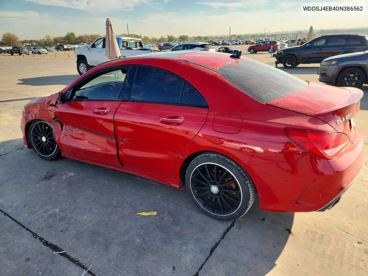 2016 MERCEDES CLA-KLASSE VIN WDDSJ4EB4GN386562 — фото 2