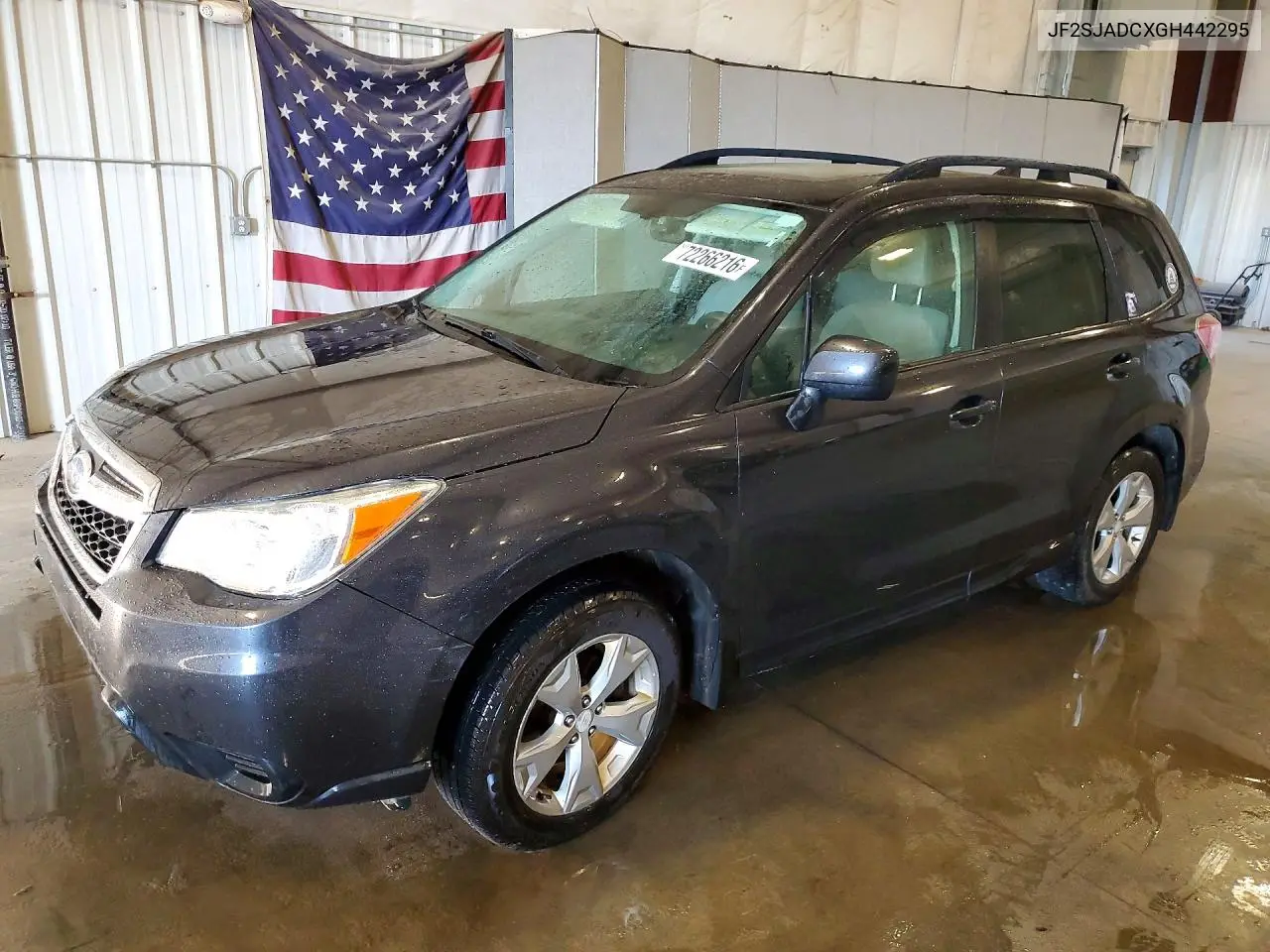 SUBARU FORESTER 2016, VIN JF2SJADCXGH442295