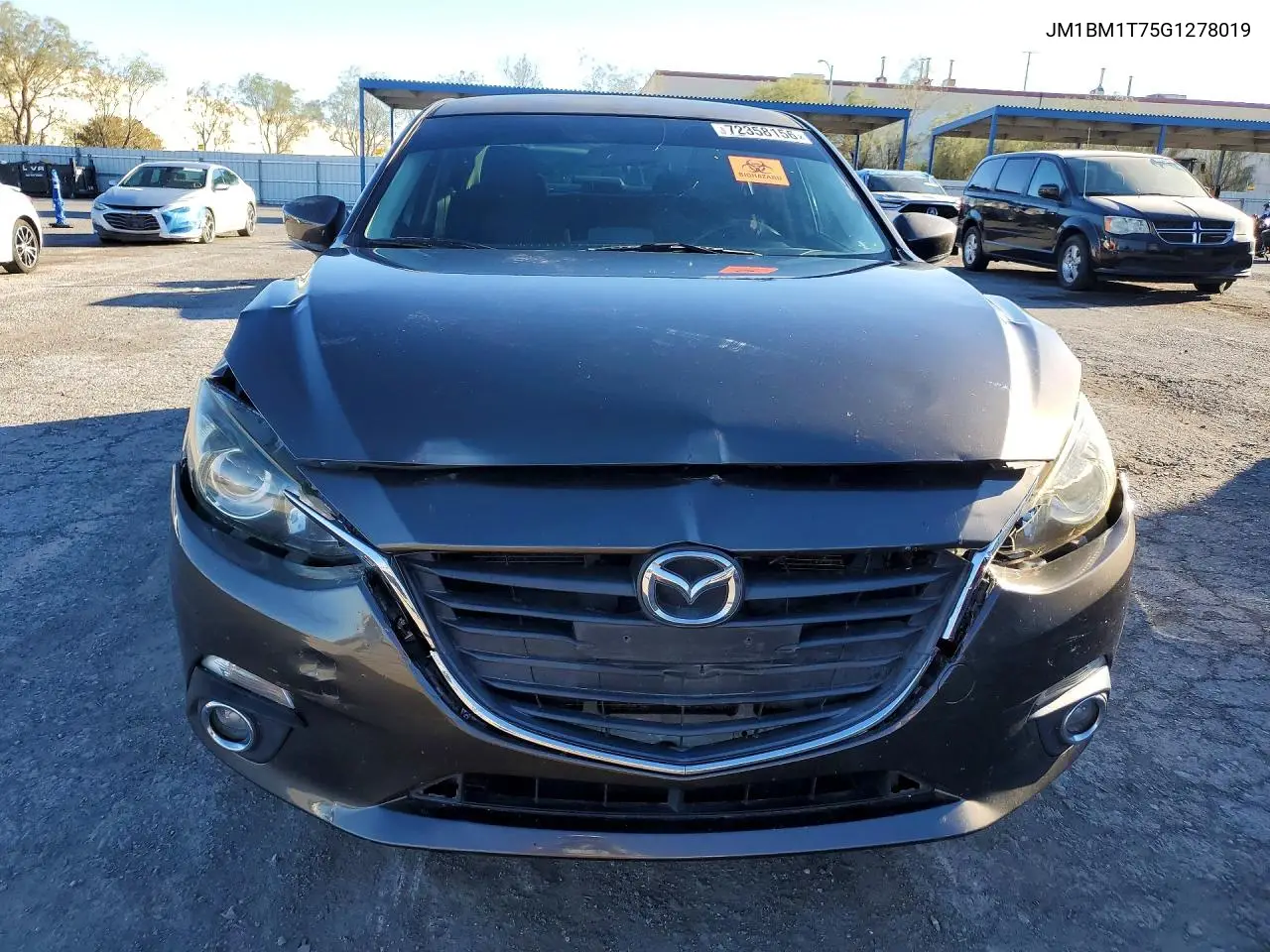 MAZDA 3 2016, VIN JM1BM1T75G1278019