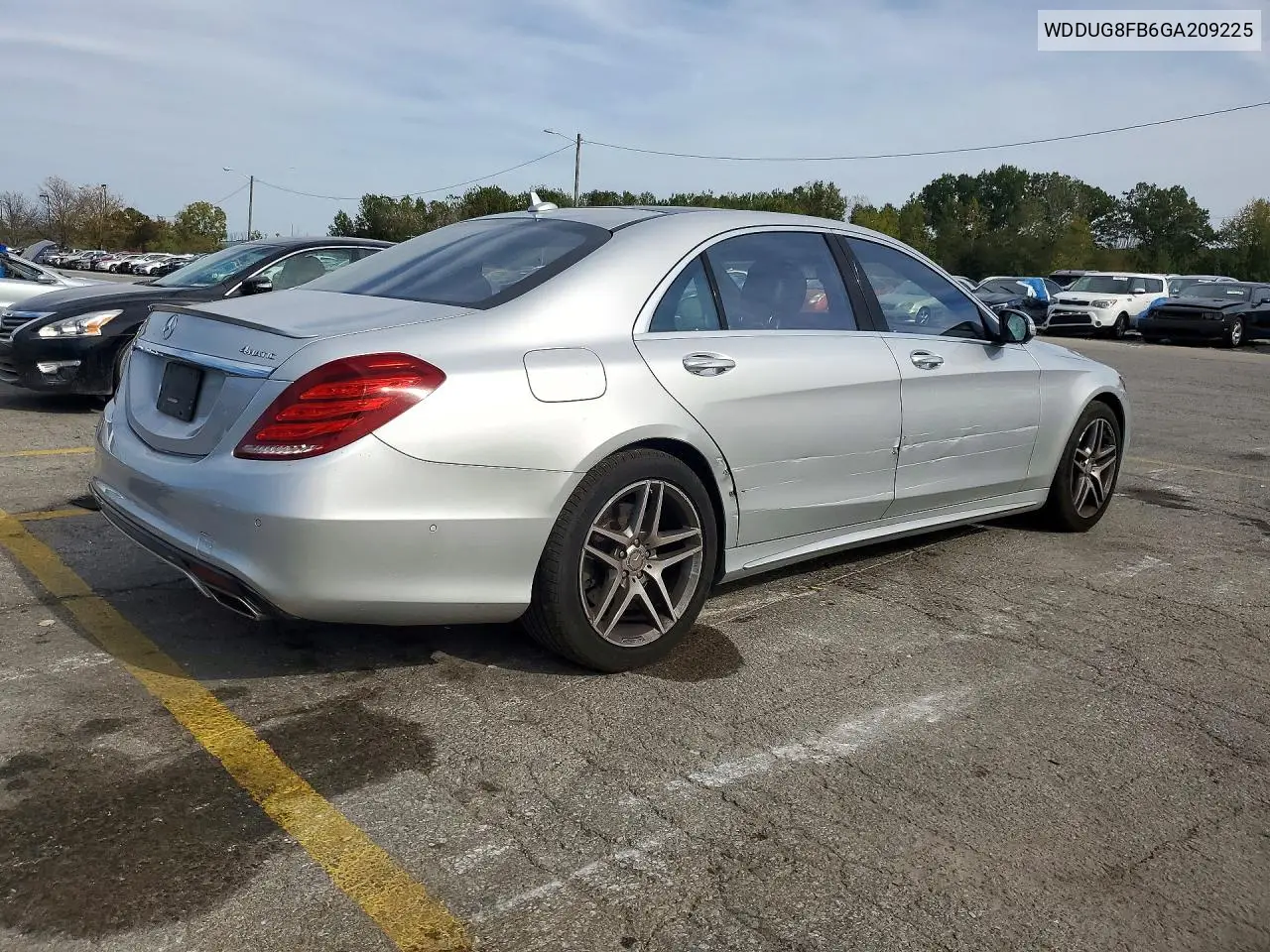 2016 MERCEDES S-KLASSE VIN WDDUG8FB6GA209225 — фото 3
